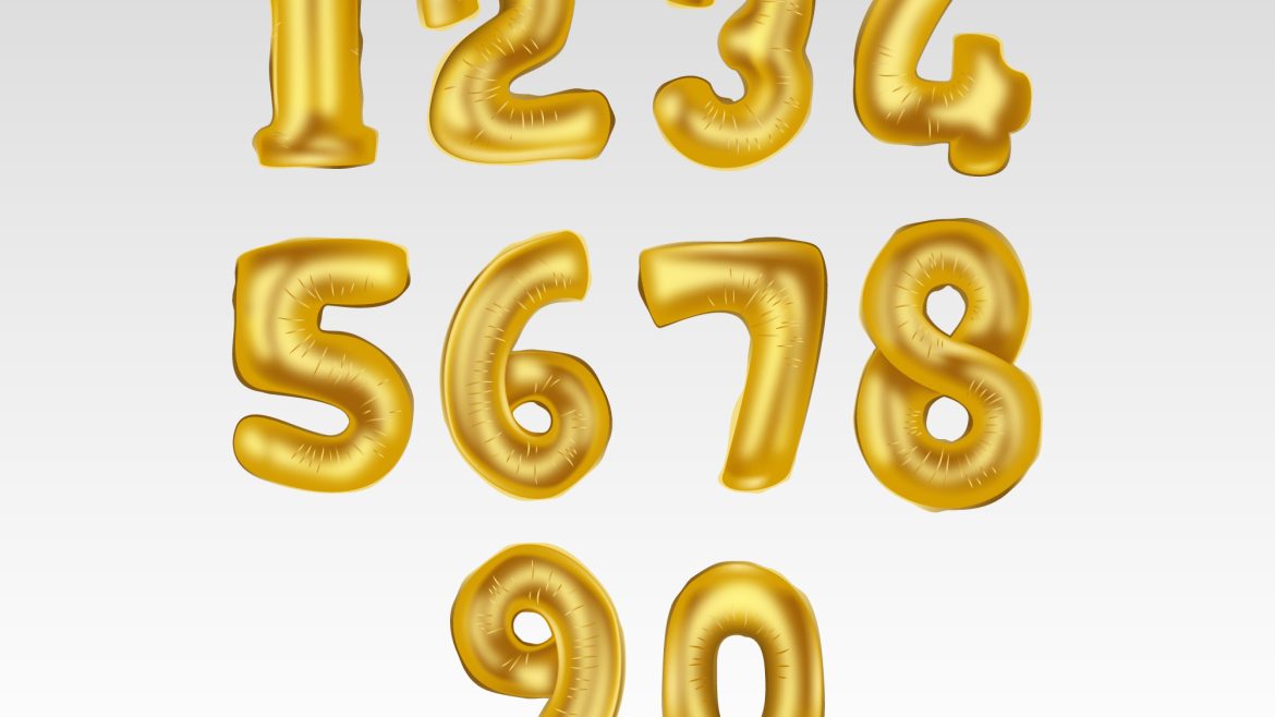 Number Balloon Set in Sydney