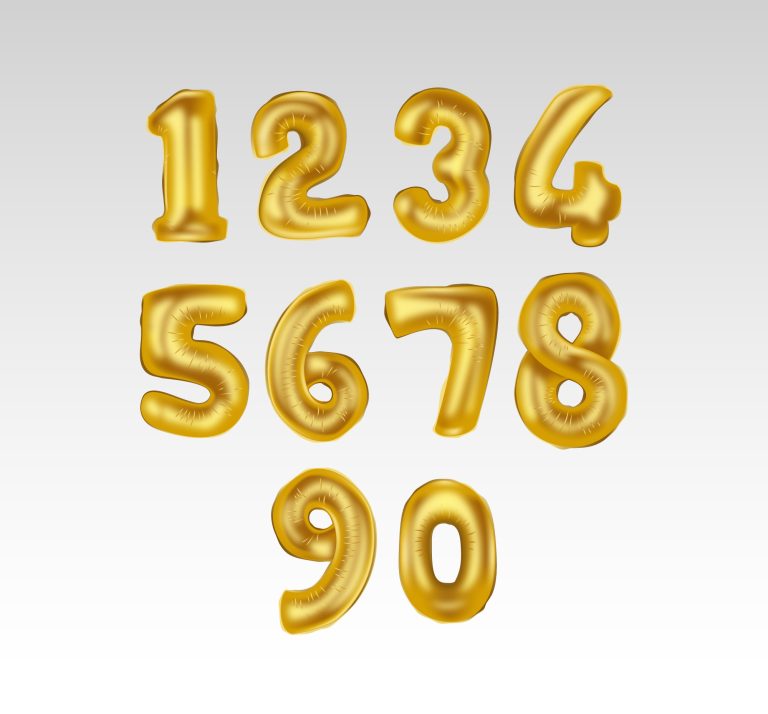 Number Balloon Set in Sydney